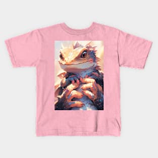 For freedom! Bearded dragon Kids T-Shirt